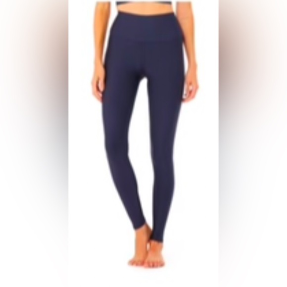 ALO Yoga Pants - Alo Yoga High-waist Airlift legging  Large  Rich Navy  NWOT